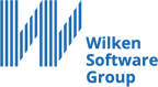 Blaues Logo der Wilken Software Group
